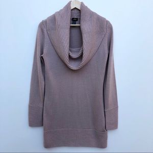 H&M Cowl Neck Sweater Dress Blush Pink